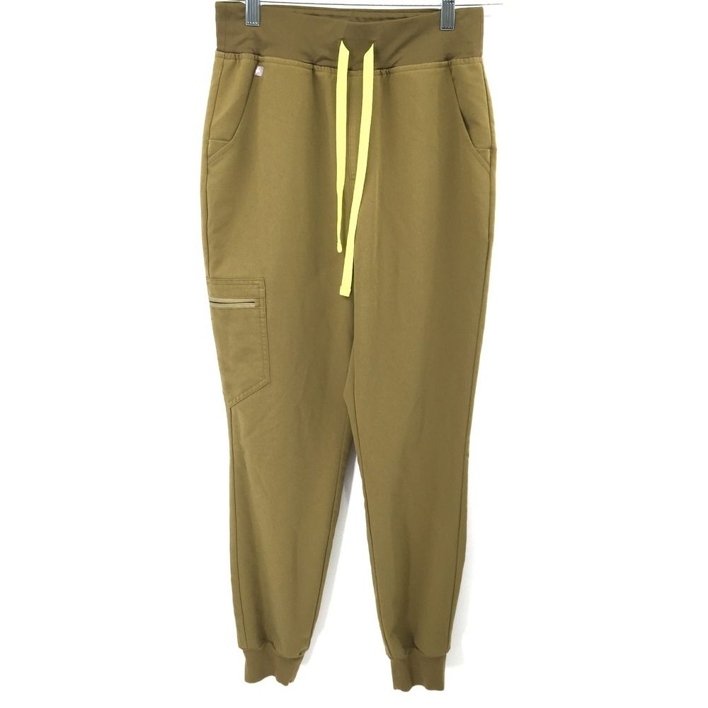 FIGS Figs Zamora jogger scrub pants martini olive green medical nurse tech S